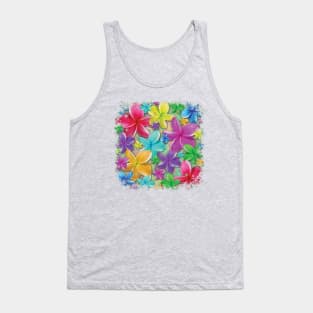 Plumerias Flowers Dream Tank Top